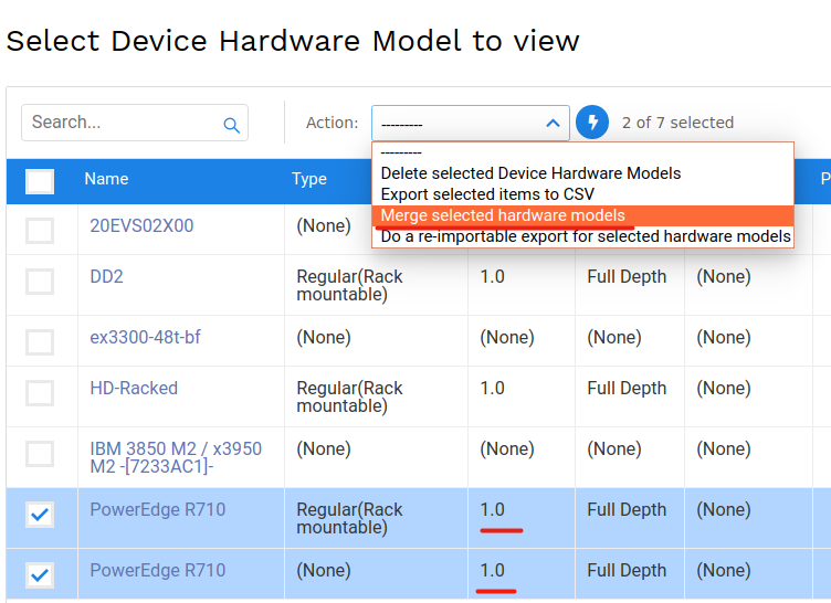 Device model